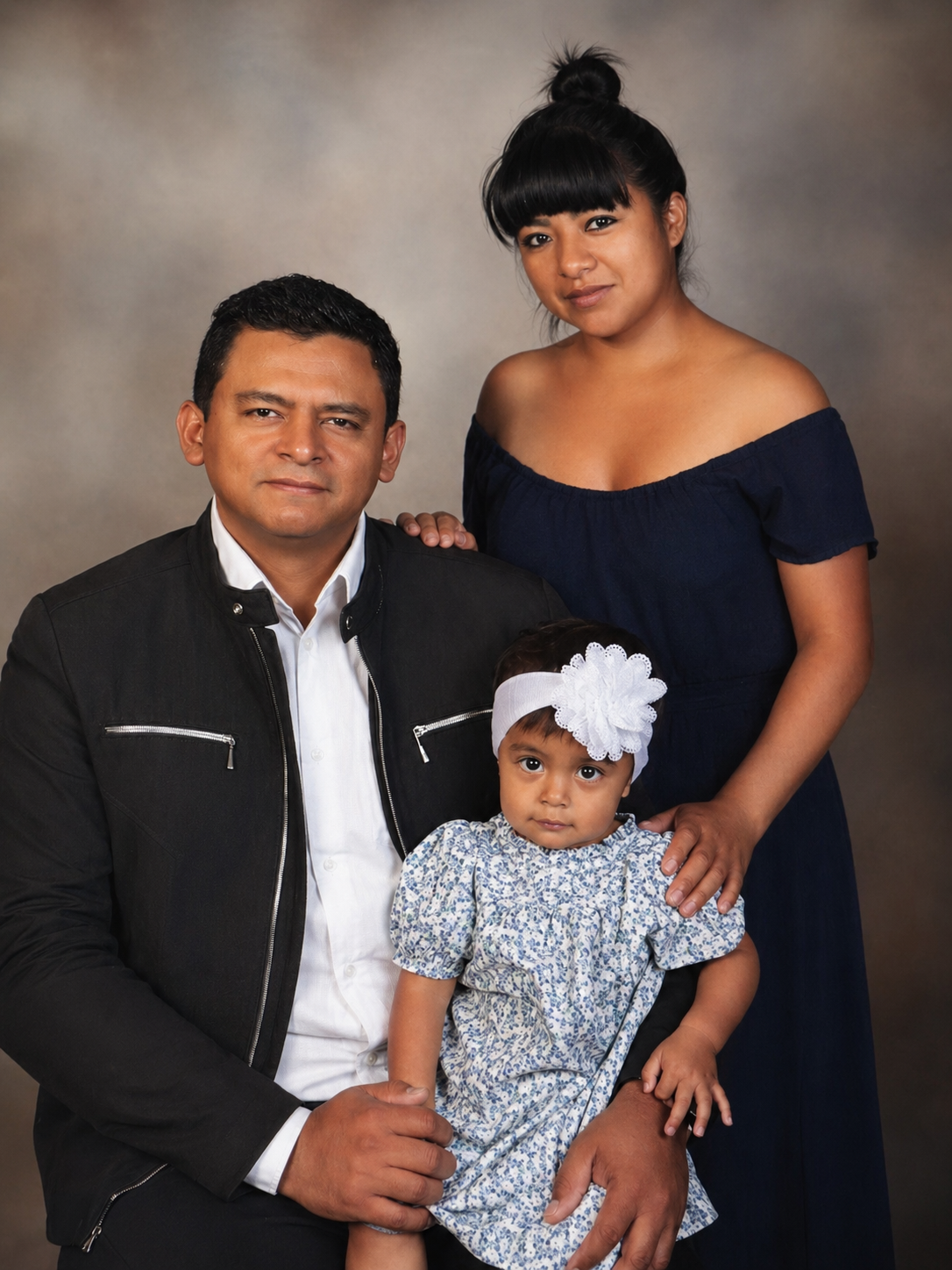 Antonio with his family